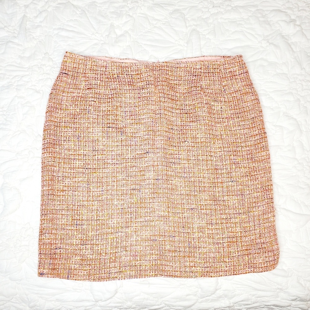 Vintage Oscar de la Renta boucle pencil skirt